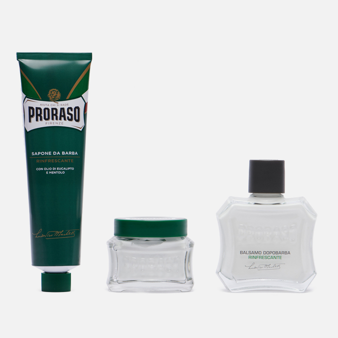 Набор для бритья Proraso Gino Vintage Selection Tin Green Range